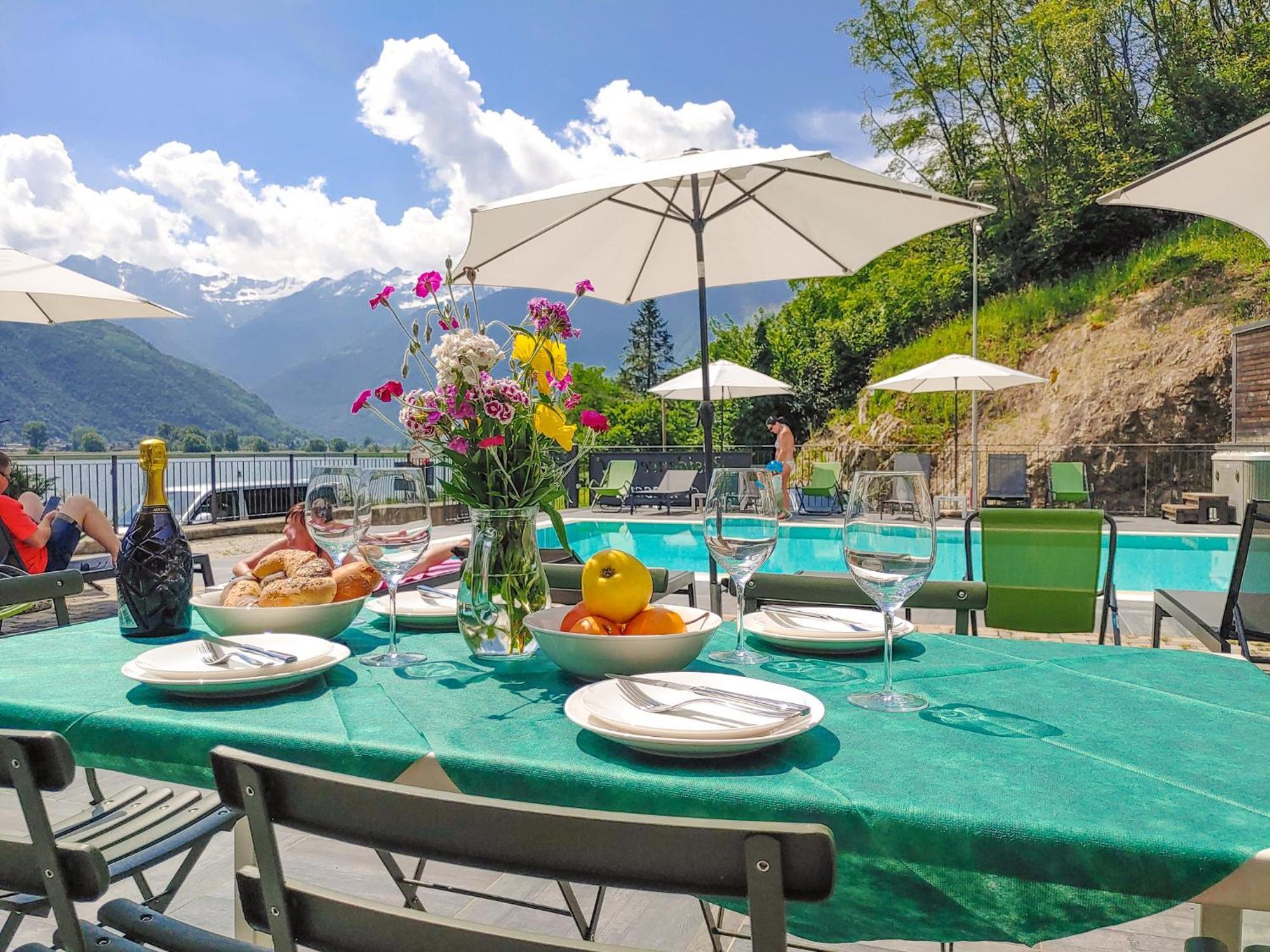 Dascio Emotion Ferienwohnung Mit Terrasse Am See Exteriér fotografie